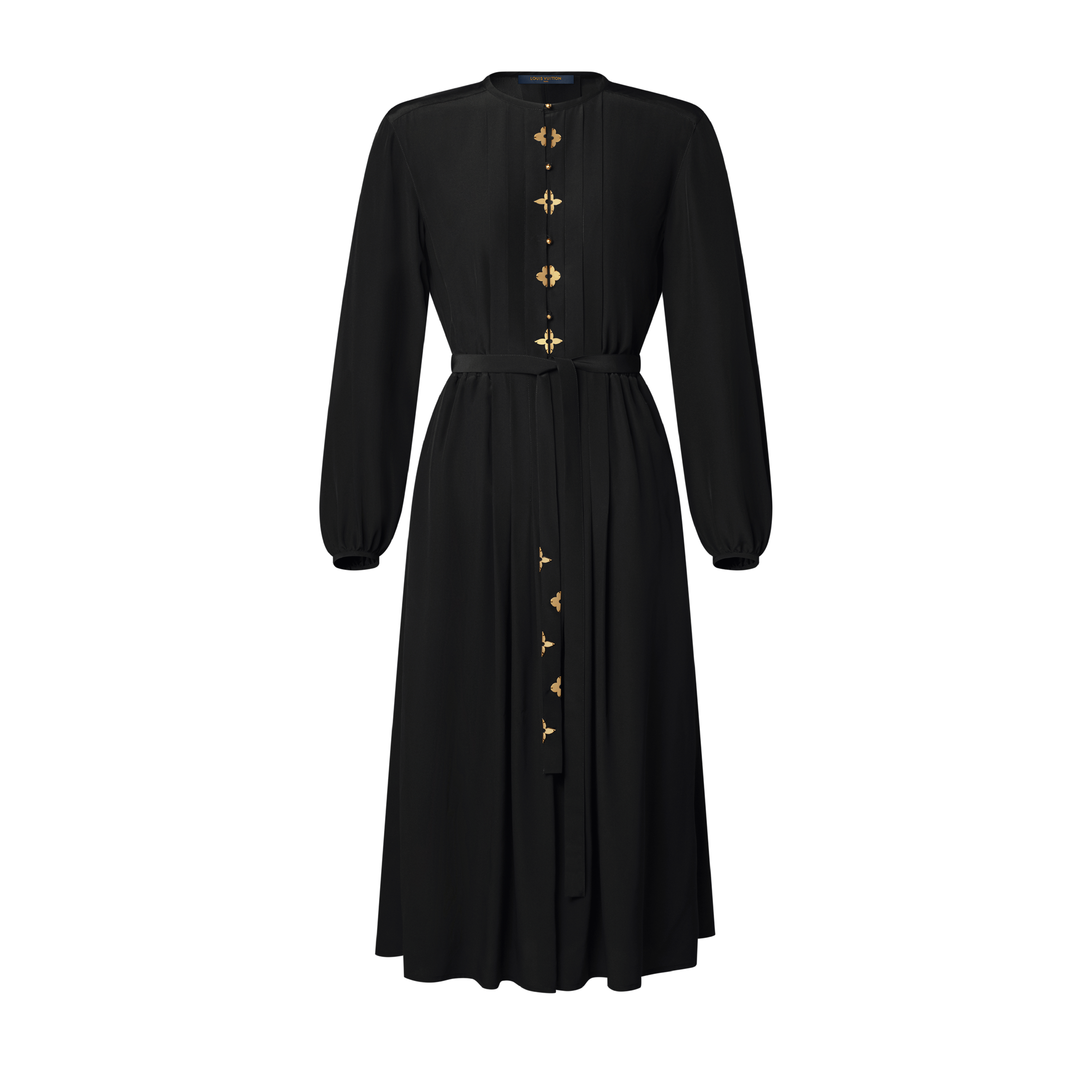 Monogram Accent Pleat Dress - Ready-to-Wear | LOUIS VUITTON
